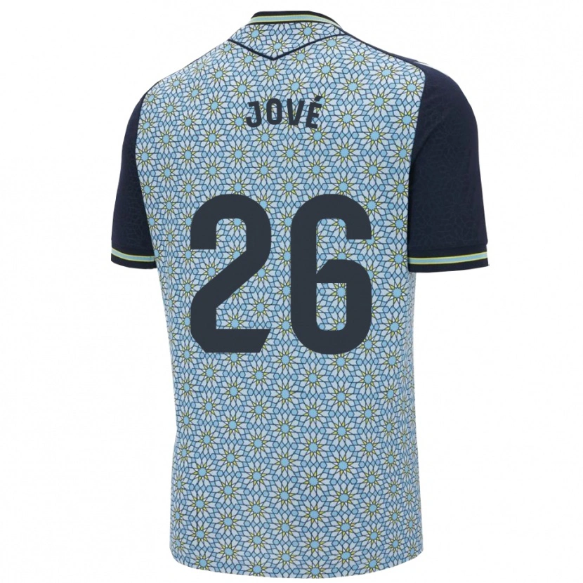 DanxenキッズIan Jové#26青紺アウェイシャツ2025/26ジャージーユニフォーム