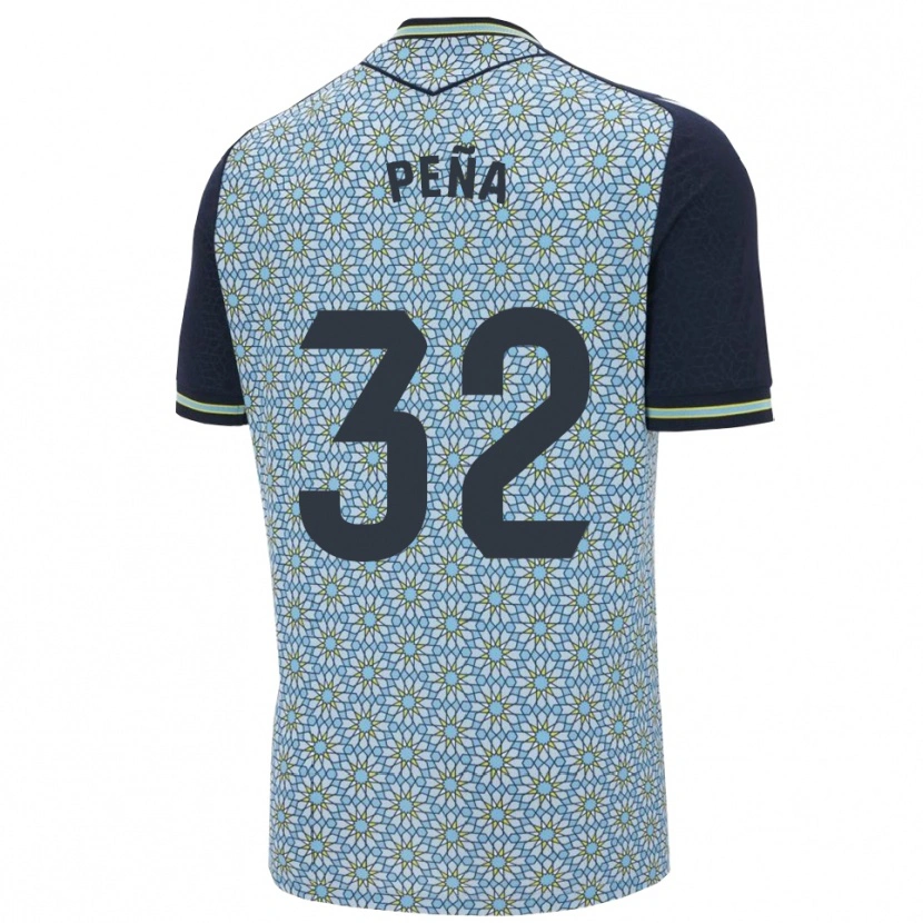 DanxenキッズMarcos Peña#32青紺アウェイシャツ2025/26ジャージーユニフォーム