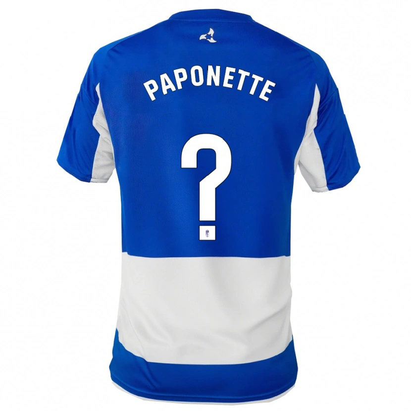 DanxenキッズAddae Paponette#0青白アウェイシャツ2025/26ジャージーユニフォーム