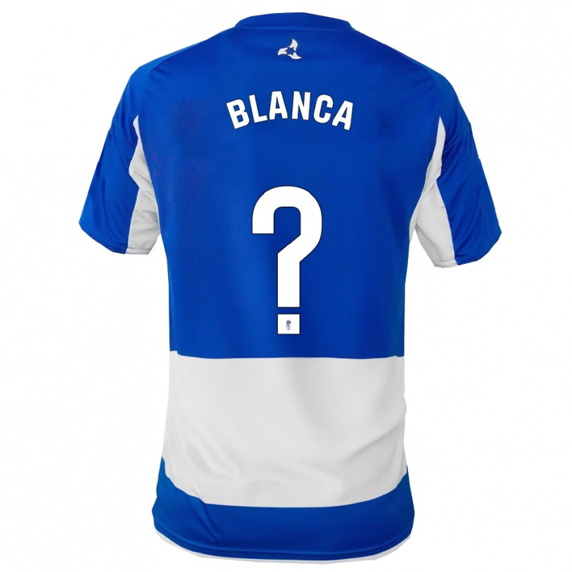 DanxenキッズBlanca Muñoz Garcia#0青白アウェイシャツ2025/26ジャージーユニフォーム