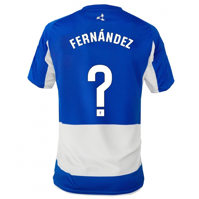 DanxenキッズIker Fernández#0青白アウェイシャツ2025/26ジャージーユニフォーム