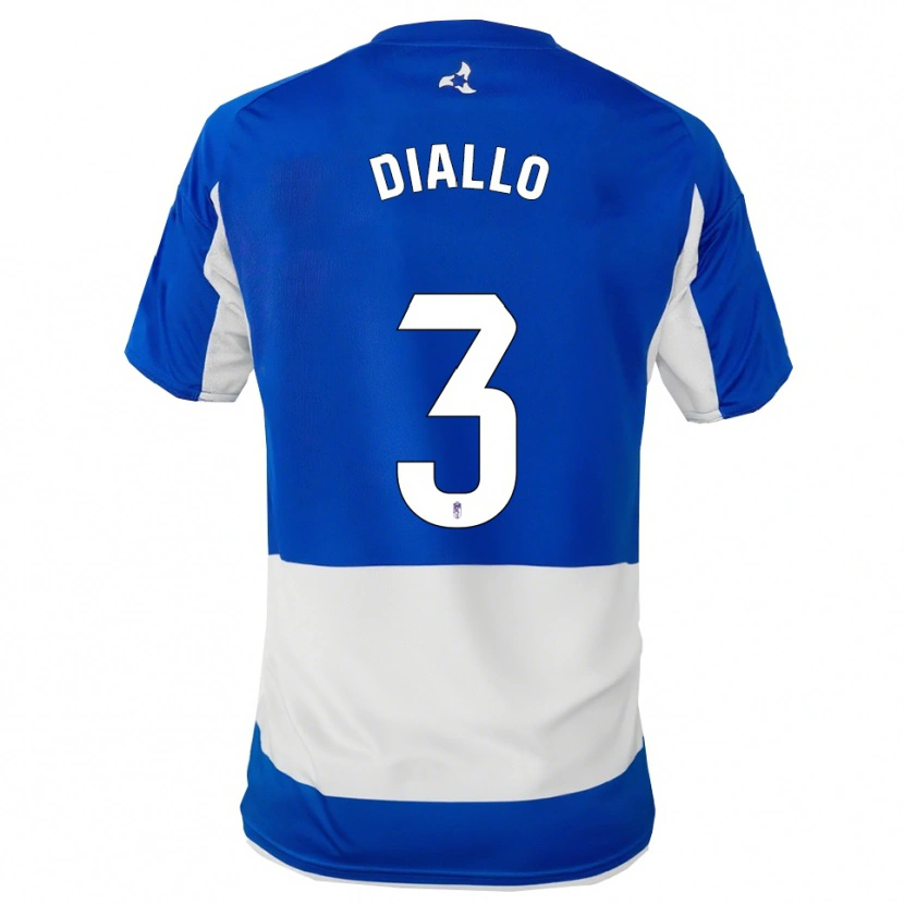 DanxenキッズBaïla Diallo#3青白アウェイシャツ2025/26ジャージーユニフォーム