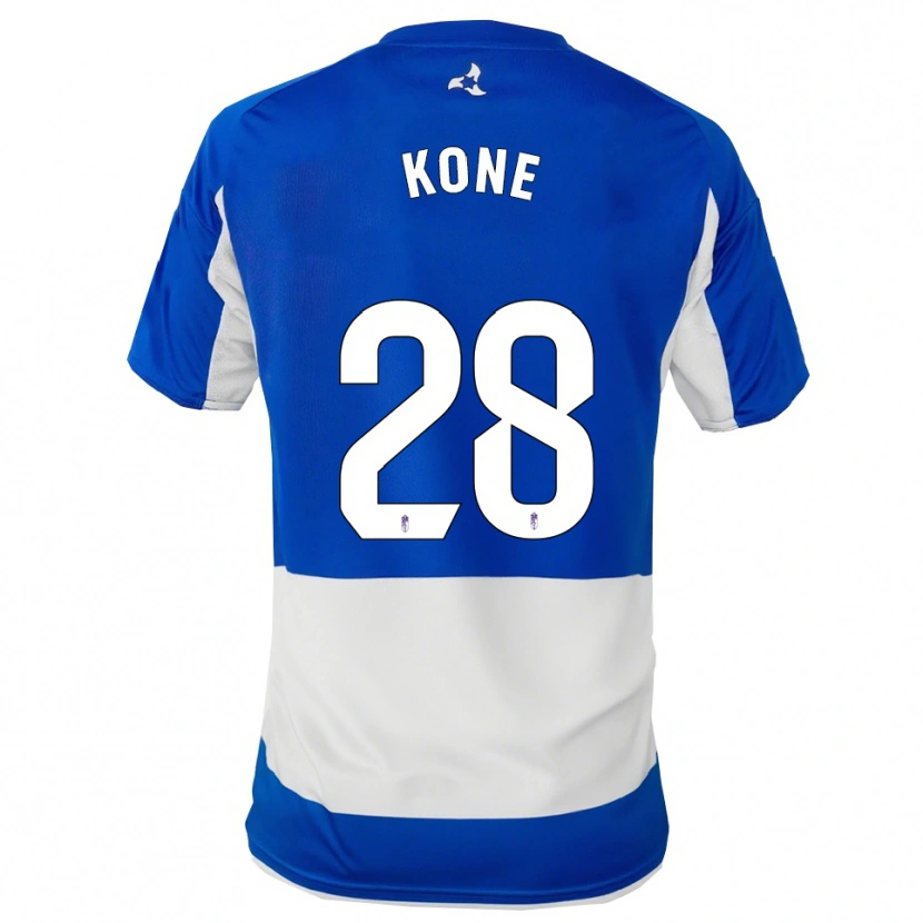 DanxenキッズAbdoulaye Kone#28青白アウェイシャツ2025/26ジャージーユニフォーム
