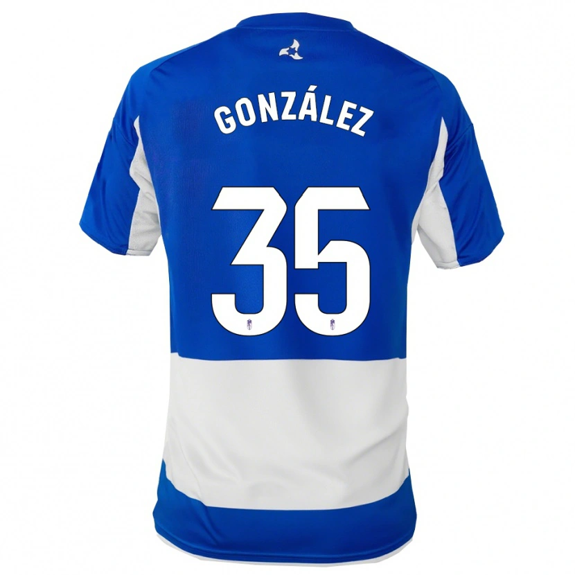 DanxenキッズIsra González#35青白アウェイシャツ2025/26ジャージーユニフォーム