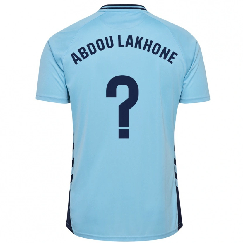 DanxenキッズPape Abdou Lakhone#0空色アウェイシャツ2025/26ジャージーユニフォーム