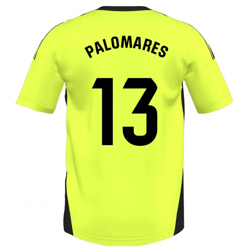 DanxenキッズJuanpa Palomares#13蛍光黄アウェイシャツ2025/26ジャージーユニフォーム