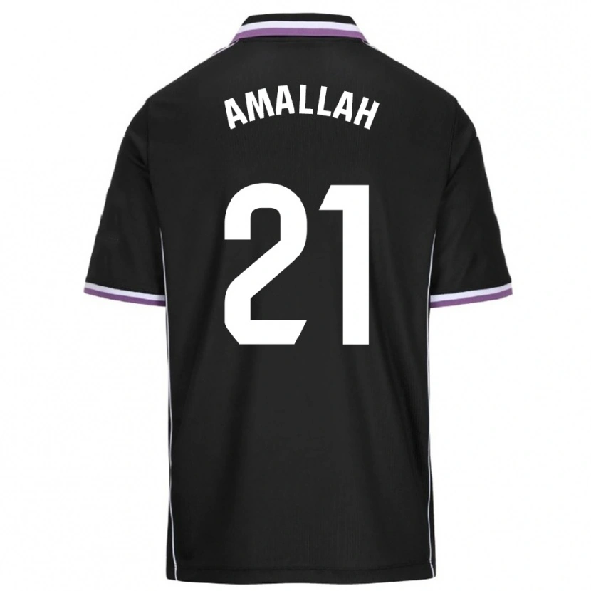 Danxenキッズセリム・アマラー#21紫黒アウェイシャツ2025/26ジャージーユニフォーム