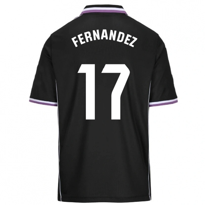 Danxenキッズダニ・フェルナンデス#17紫黒アウェイシャツ2025/26ジャージーユニフォーム