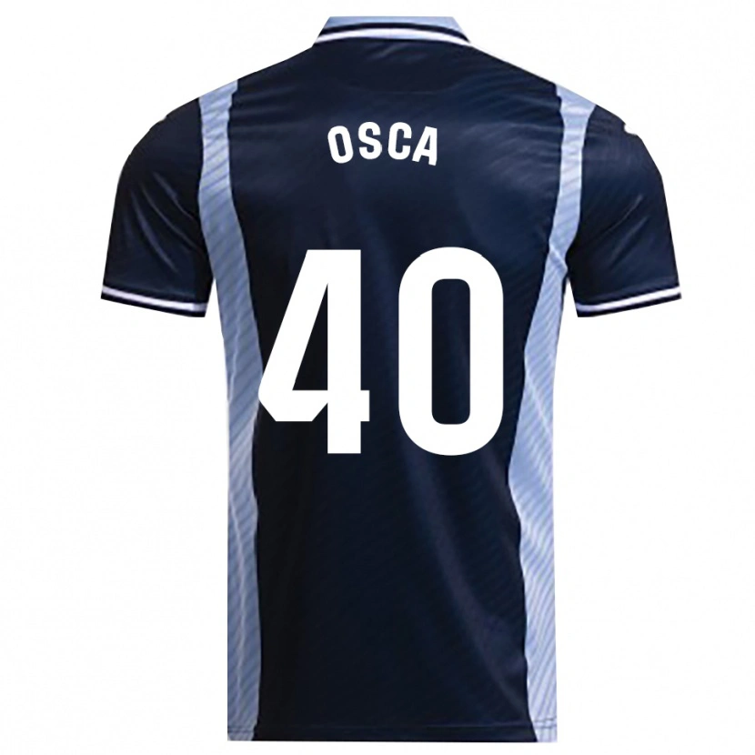 DanxenキッズCristian Osca#40紺空色アウェイシャツ2025/26ジャージーユニフォーム