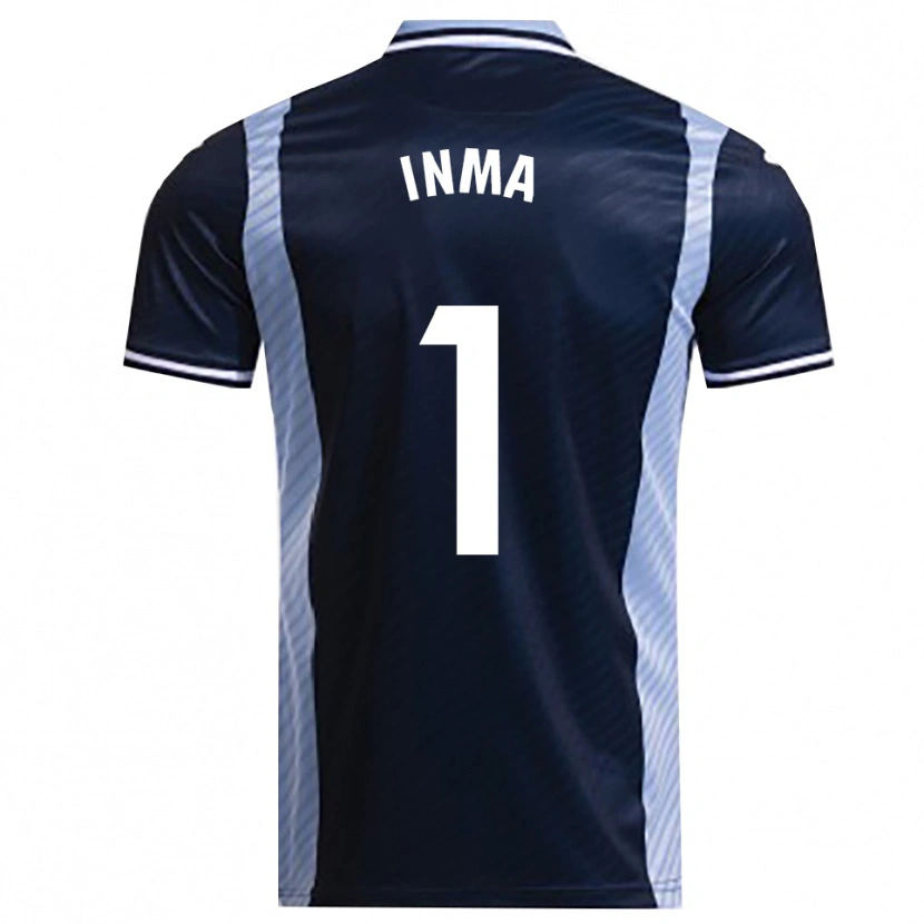 DanxenキッズImaculada Almendros Fernández#1紺空色アウェイシャツ2025/26ジャージーユニフォーム