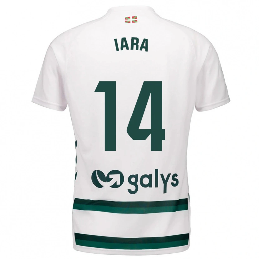 DanxenキッズIara Lacosta Sánchez#14白緑アウェイシャツ2025/26ジャージーユニフォーム