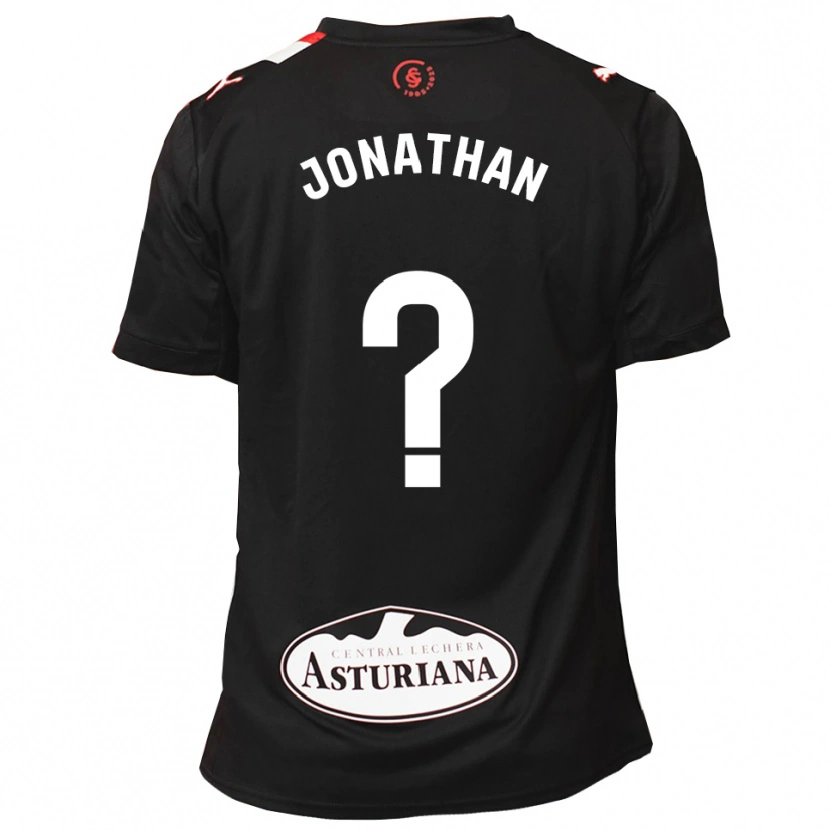 DanxenキッズJonathan Sánchez#0黒白アウェイシャツ2025/26ジャージーユニフォーム