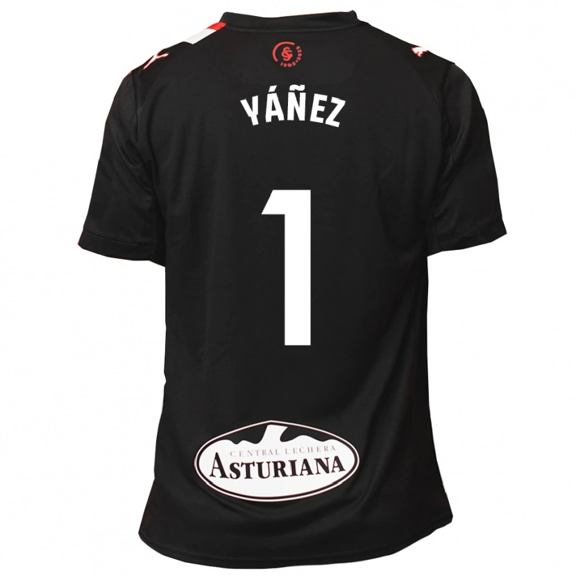 Danxenキッズルベン・ジャニェス#1黒白アウェイシャツ2025/26ジャージーユニフォーム