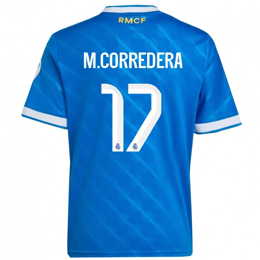 Danxenキッズマルタ・コレデラ#17青白サードユニフォームシャツ2025/26ジャージーユニフォーム