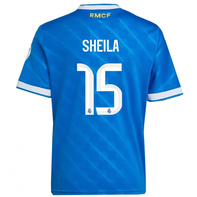 Danxenキッズシーラ・ガルシア・ゴメス#15青白サードユニフォームシャツ2025/26ジャージーユニフォーム