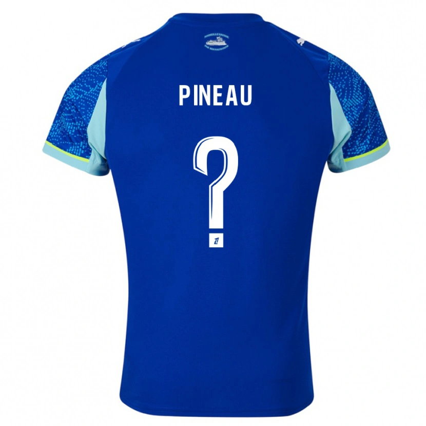 DanxenキッズMarlon Pineau#0空色白サードユニフォームシャツ2025/26ジャージーユニフォーム