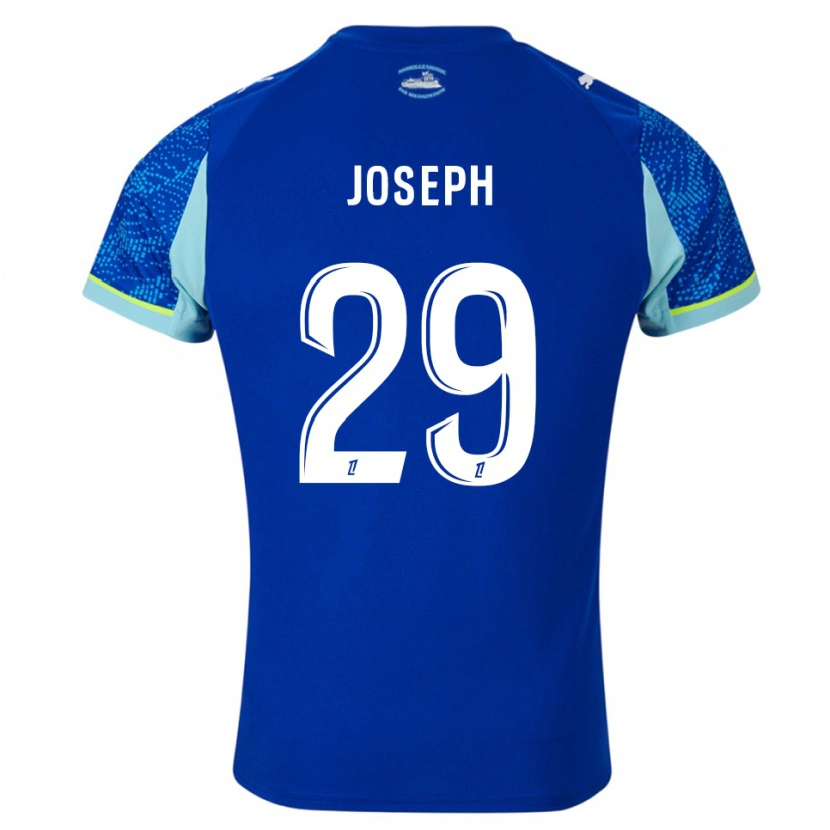 DanxenキッズDarlina Joseph#29空色白サードユニフォームシャツ2025/26ジャージーユニフォーム