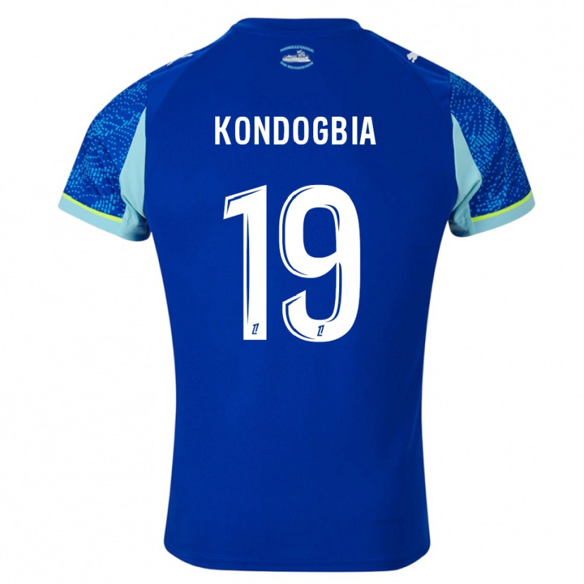 Danxenキッズジョフレイ・コンドグビア#19空色白サードユニフォームシャツ2025/26ジャージーユニフォーム