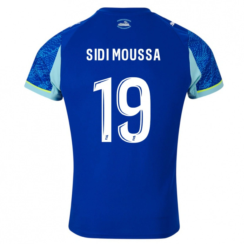 DanxenキッズSalima Sidi Moussa#19空色白サードユニフォームシャツ2025/26ジャージーユニフォーム