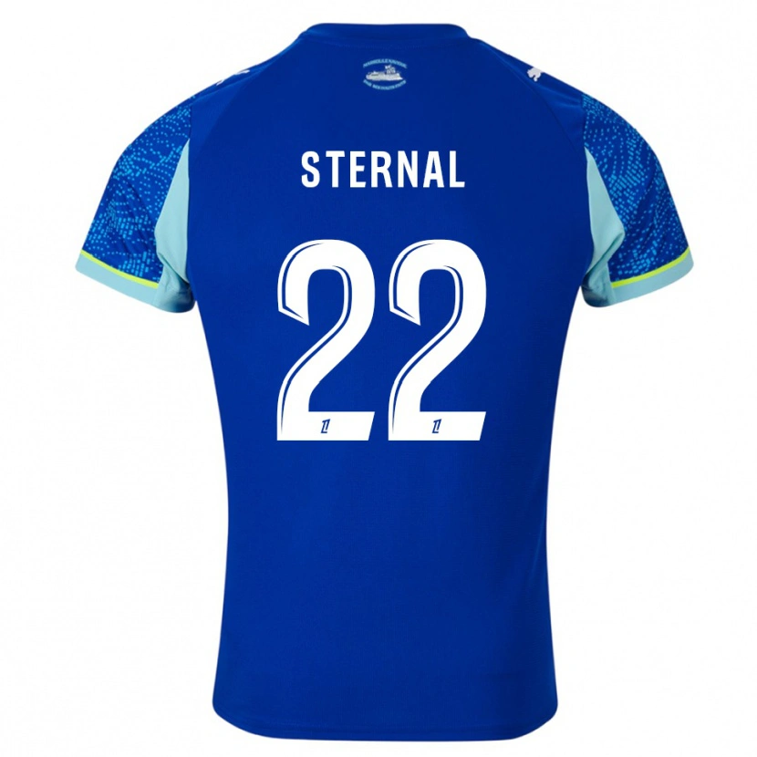 DanxenキッズEnzo Sternal#22空色白サードユニフォームシャツ2025/26ジャージーユニフォーム