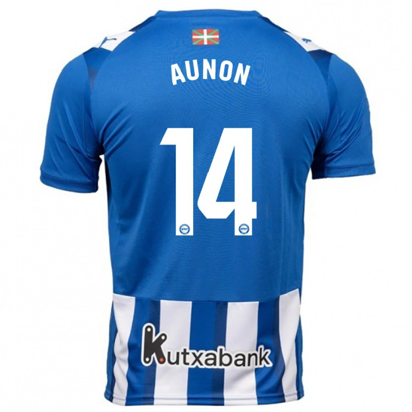 DanxenメンズCristina Auñón#14青白ホームシャツ2025/26ジャージーユニフォーム