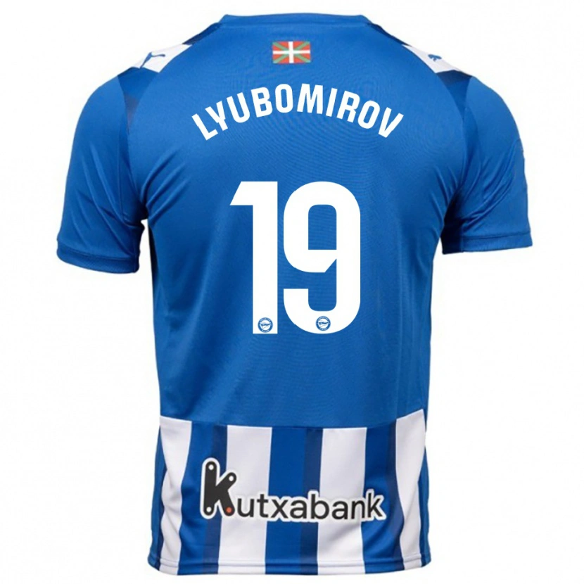 DanxenメンズDaniel Lyubomirov#19青白ホームシャツ2025/26ジャージーユニフォーム