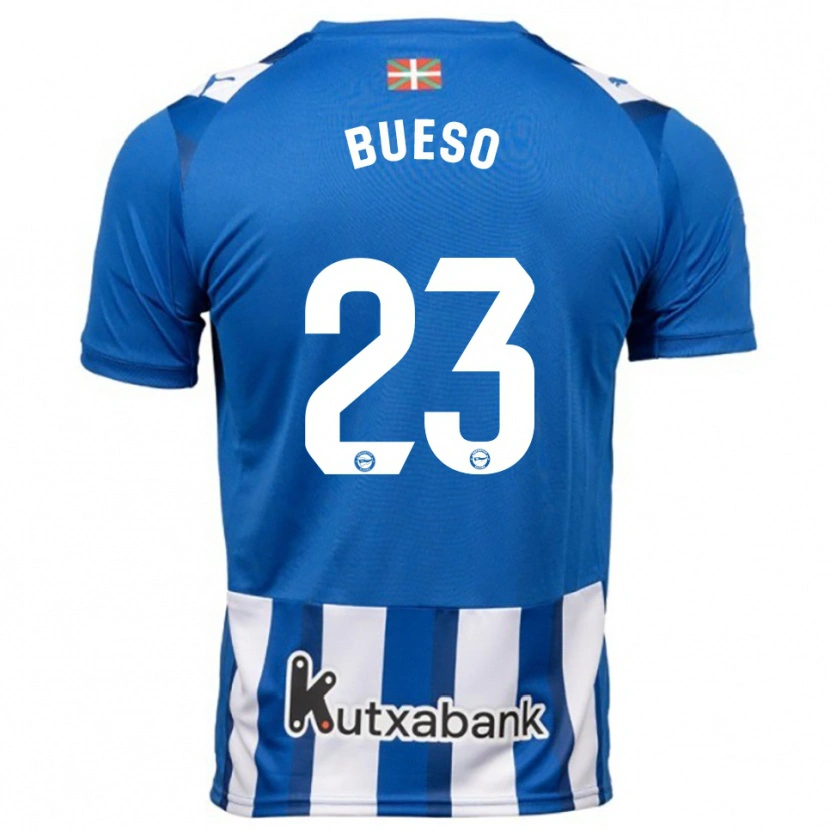 DanxenメンズAlejandro Bueso#23青白ホームシャツ2025/26ジャージーユニフォーム