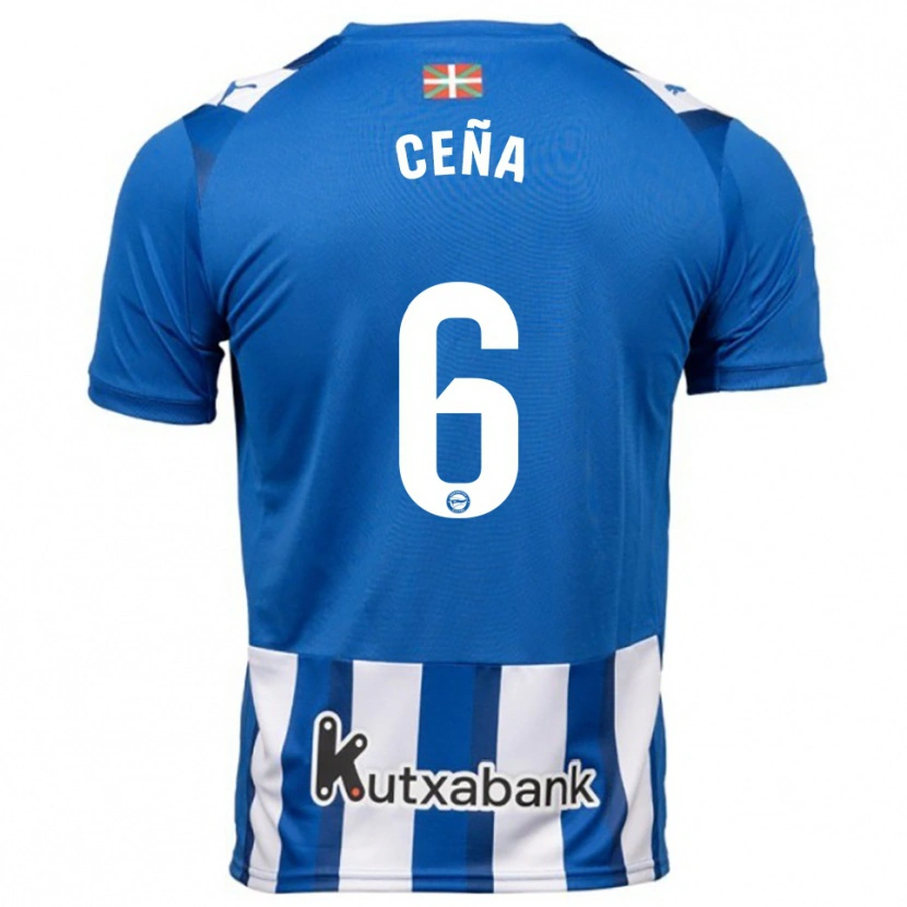 DanxenメンズMarcos Ceña#6青白ホームシャツ2025/26ジャージーユニフォーム