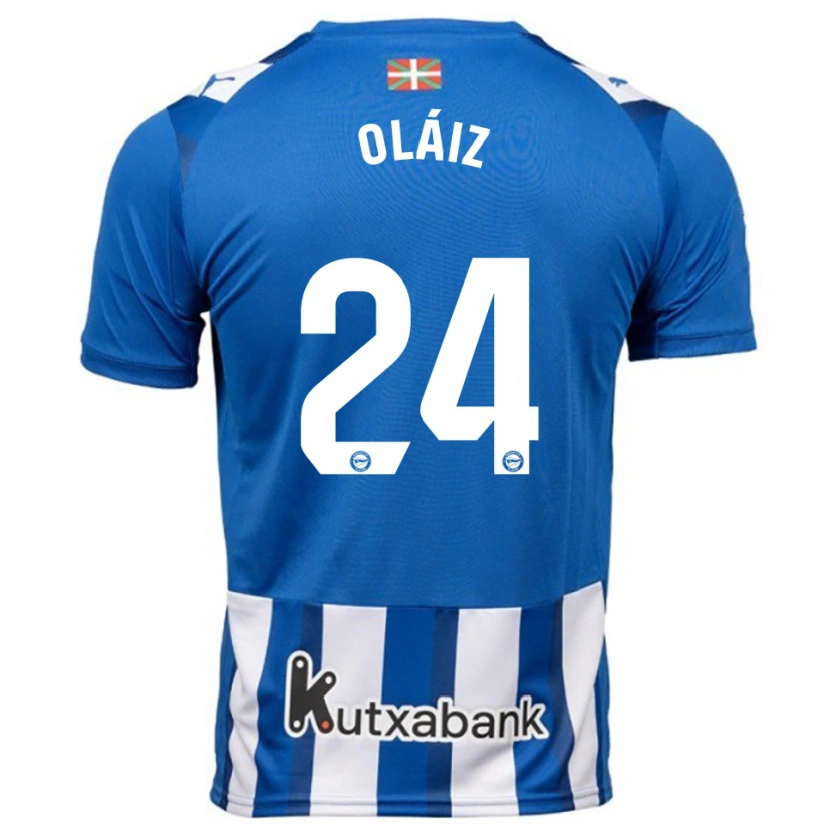 DanxenメンズXanet Oláiz#24青白ホームシャツ2025/26ジャージーユニフォーム