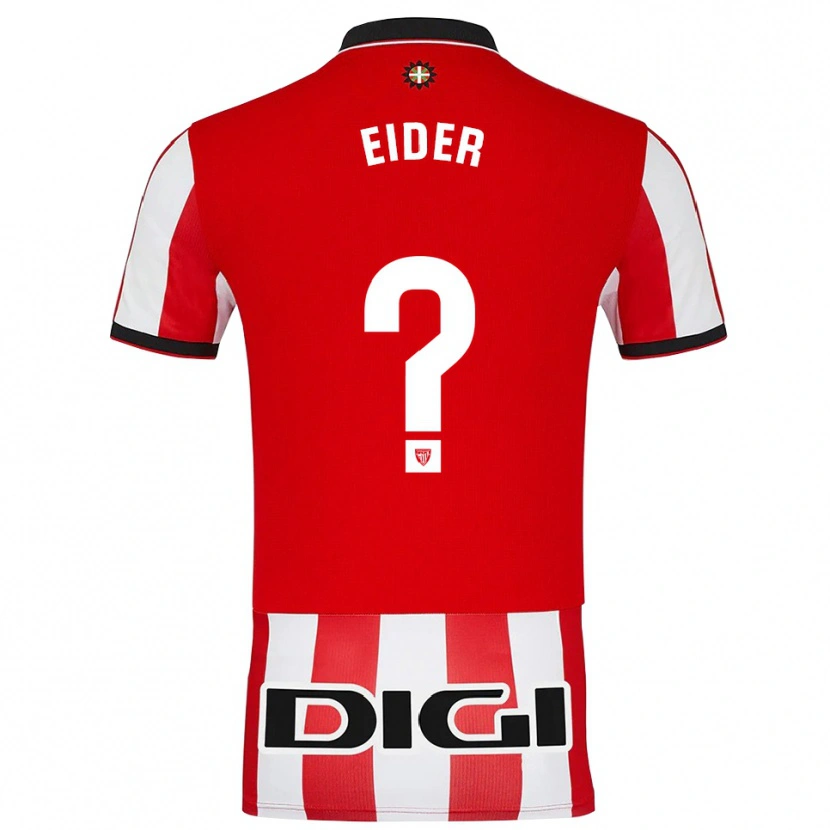 DanxenメンズEider Arana Mugueta#0赤白ホームシャツ2025/26ジャージーユニフォーム