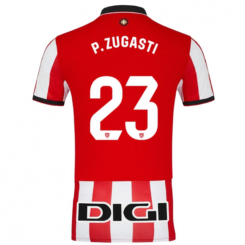 DanxenメンズPatricia Zugasti Osés#23赤白ホームシャツ2025/26ジャージーユニフォーム