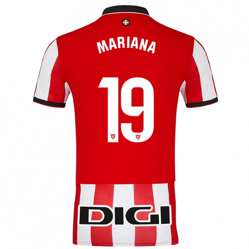 DanxenメンズMariana#19赤白ホームシャツ2025/26ジャージーユニフォーム