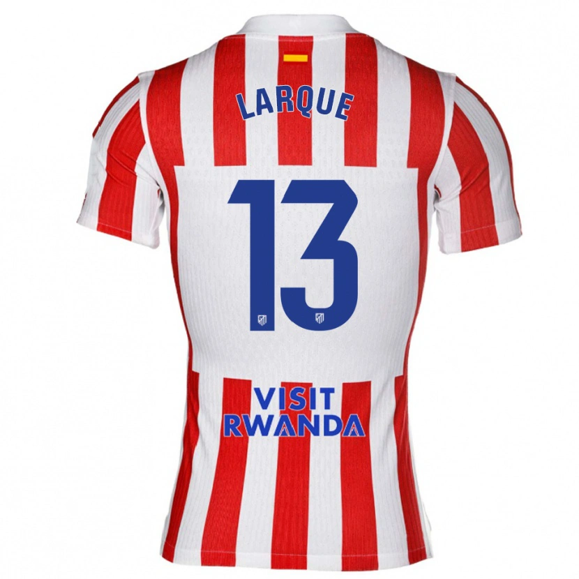 DanxenメンズPatricia Larqué#13赤白ホームシャツ2025/26ジャージーユニフォーム