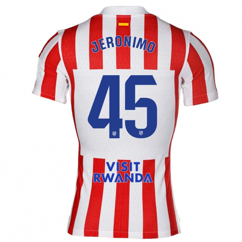 Danxenメンズアイザイア・ディアス#45赤白ホームシャツ2025/26ジャージーユニフォーム