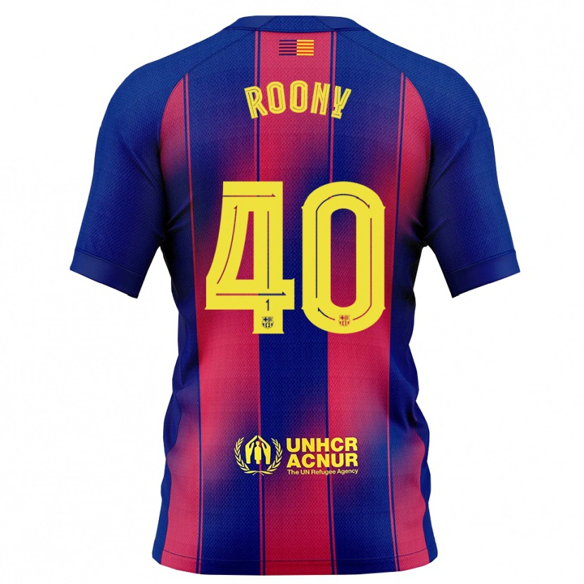 Danxenメンズルーニー・バルドグジ#40青赤ホームシャツ2025/26ジャージーユニフォーム