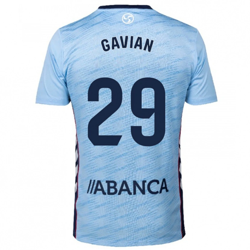 DanxenメンズPablo Gavián#29空色赤ホームシャツ2025/26ジャージーユニフォーム