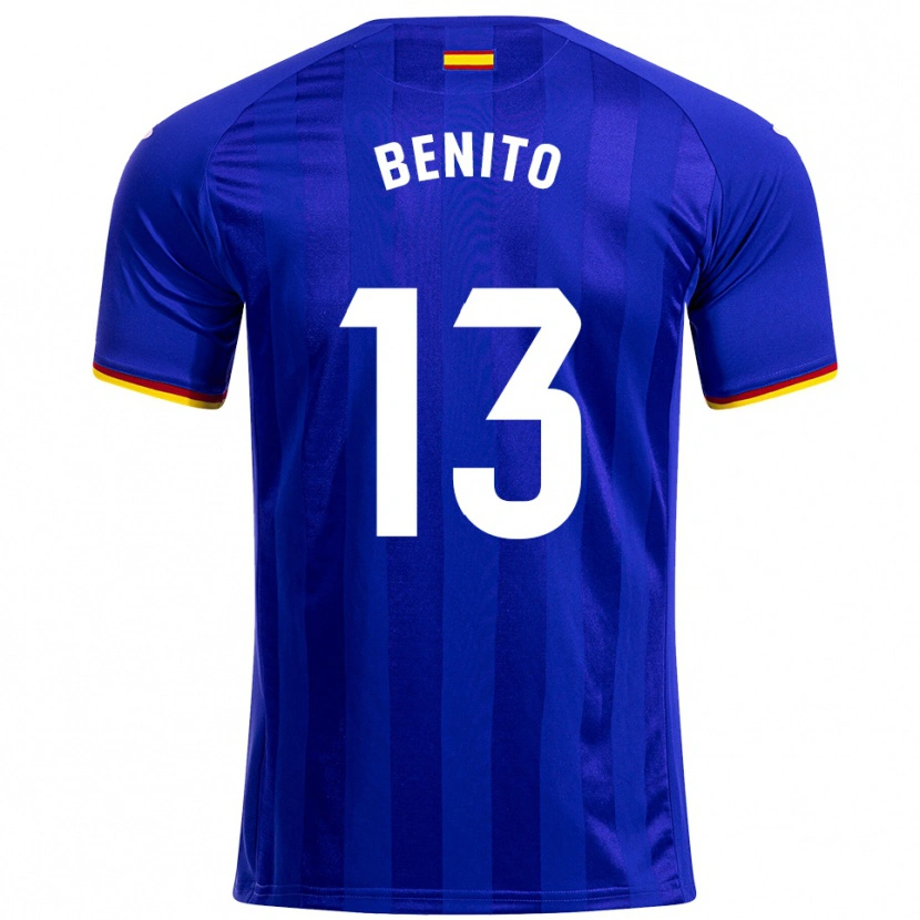 DanxenメンズJorge Benito#13青赤黄ホームシャツ2025/26ジャージーユニフォーム