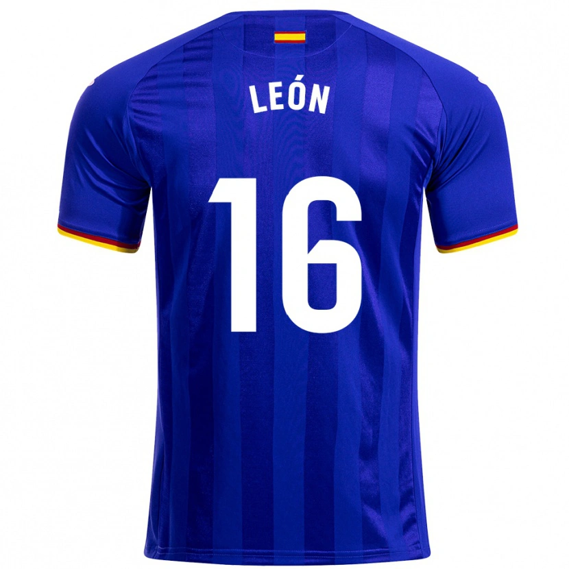 DanxenメンズCarlos León#16青赤黄ホームシャツ2025/26ジャージーユニフォーム