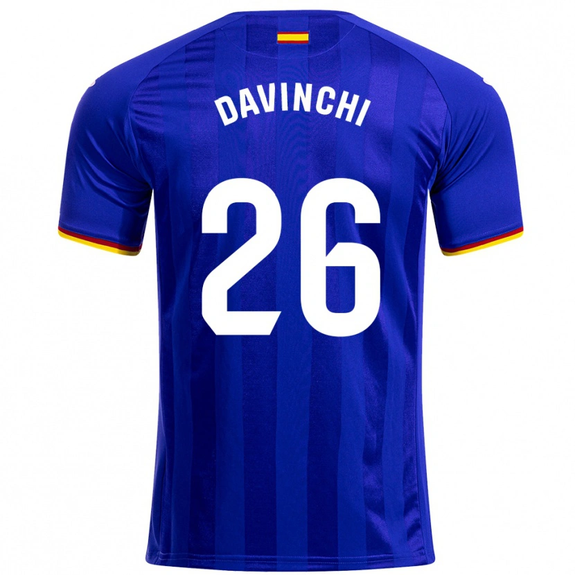 DanxenメンズDavinchi#26青赤黄ホームシャツ2025/26ジャージーユニフォーム