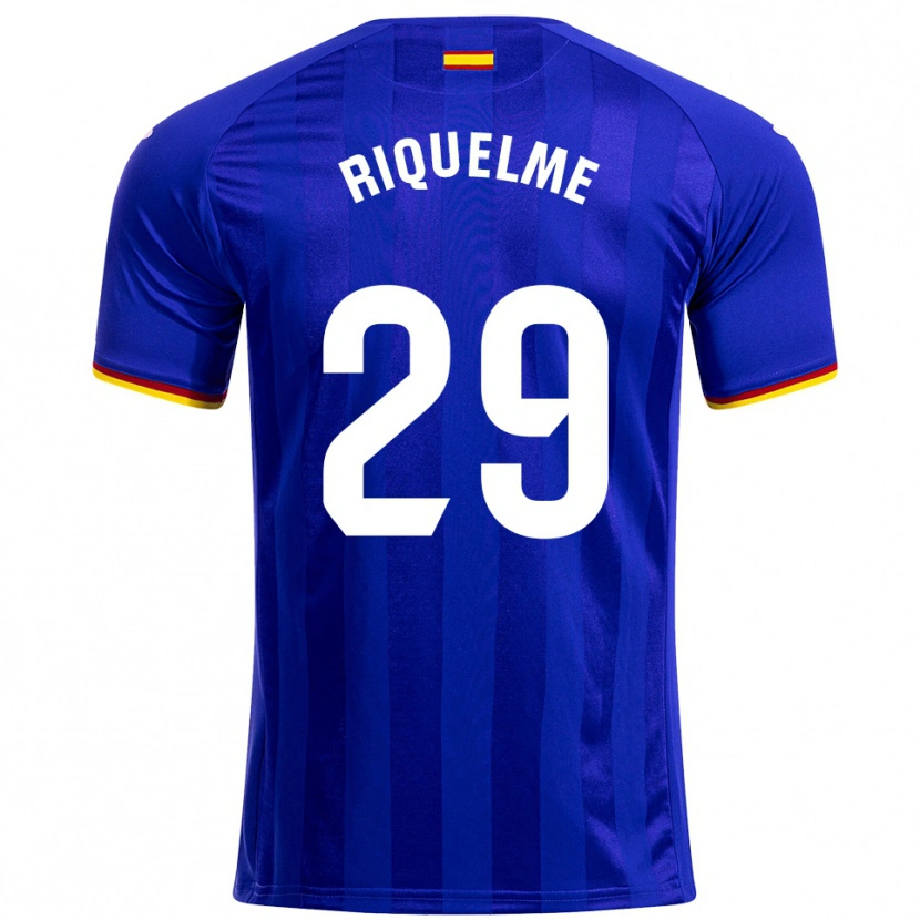 DanxenメンズAdrián Riquelme#29青赤黄ホームシャツ2025/26ジャージーユニフォーム