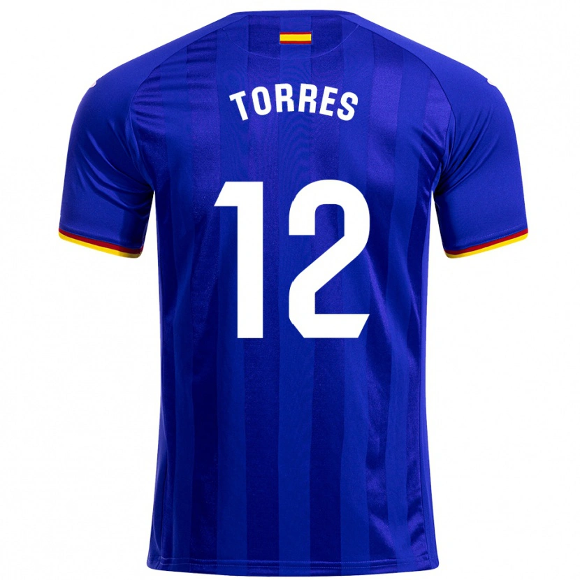 DanxenメンズRubén Torres#12青赤黄ホームシャツ2025/26ジャージーユニフォーム