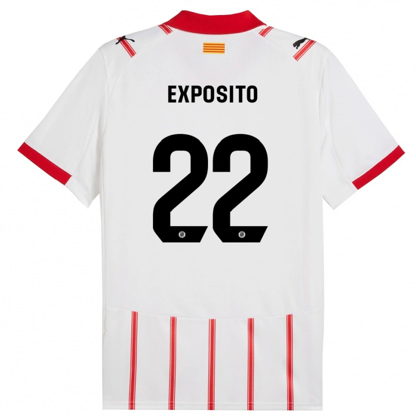 Danxenメンズサムエクスポジト#22白赤ホームシャツ2025/26ジャージーユニフォーム