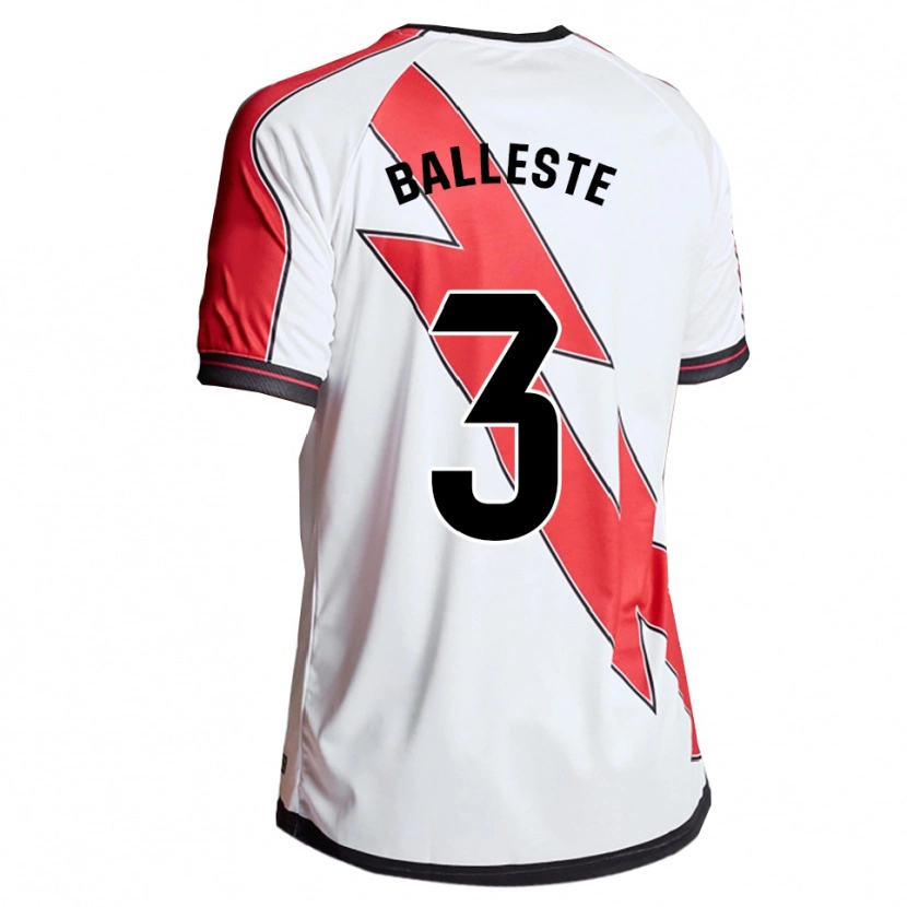 DanxenメンズLaia Ballesté#3白赤ホームシャツ2025/26ジャージーユニフォーム