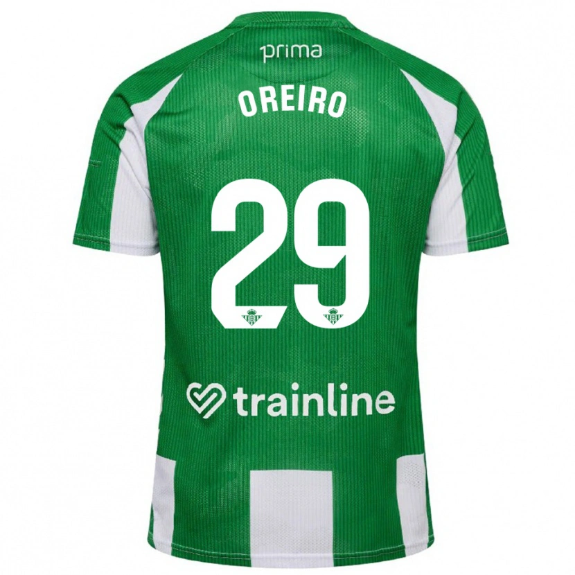 DanxenメンズJorge Oreiro#29緑白ホームシャツ2025/26ジャージーユニフォーム