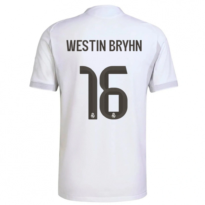 DanxenメンズLeon Westin Bryhn#16白黄ホームシャツ2025/26ジャージーユニフォーム