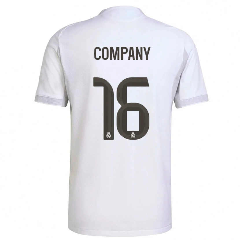 DanxenメンズMarco Company#16白黄ホームシャツ2025/26ジャージーユニフォーム