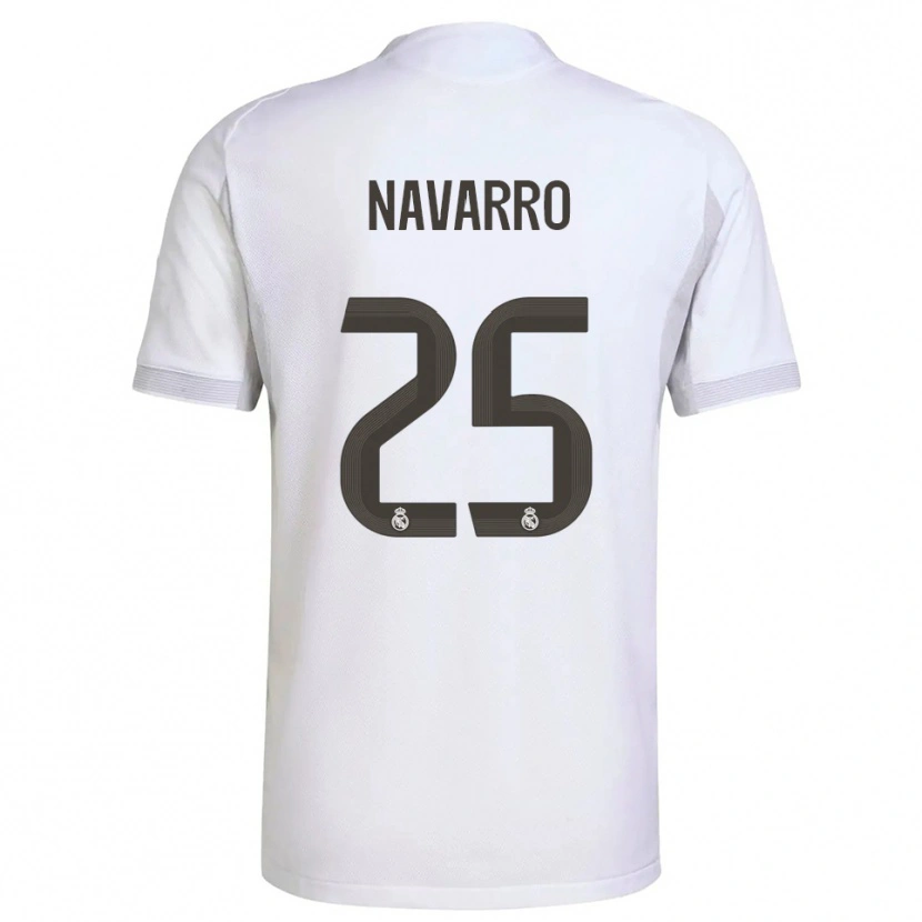 DanxenメンズJavier Navarro#25白黄ホームシャツ2025/26ジャージーユニフォーム