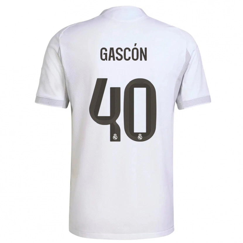 DanxenメンズIgnacio Gascón#40白黄ホームシャツ2025/26ジャージーユニフォーム