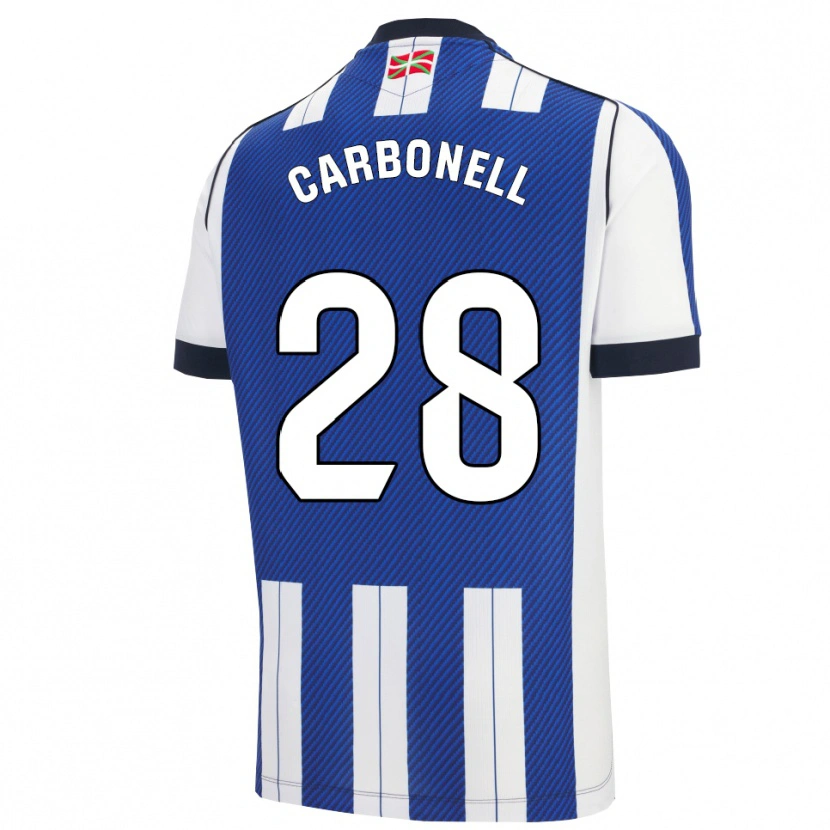 DanxenメンズTomy Carbonell#28青白ホームシャツ2025/26ジャージーユニフォーム