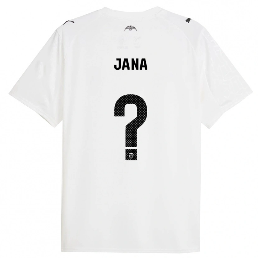 DanxenメンズJana Xin Henseler Gallego#0白黒ホームシャツ2025/26ジャージーユニフォーム